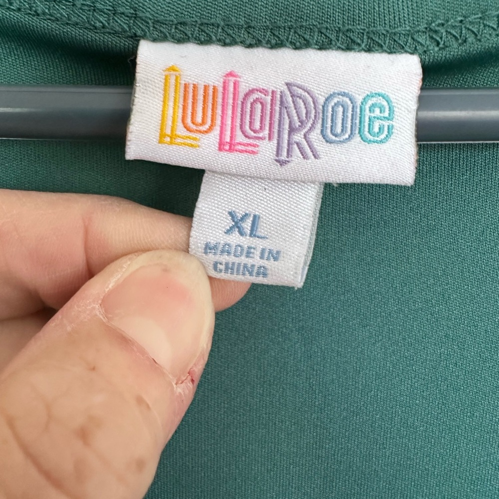 LuLaRoe Green dress XL